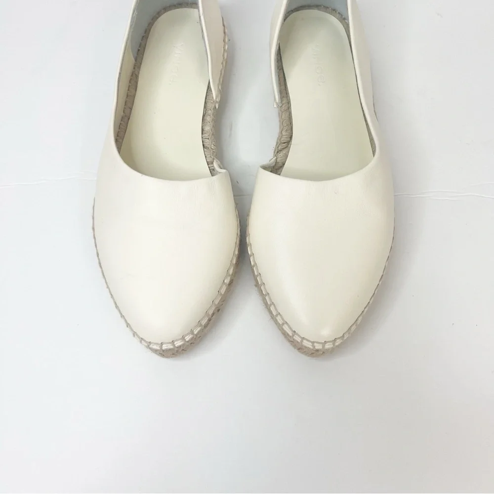 EUC Vince Tita Asymmetrical Espadrille Loafers In Beige